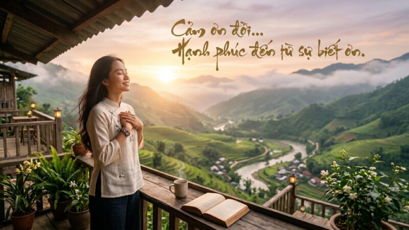Suối Nguồn Của Sự Bình Yên: Chỉ Cần Nói Lời Cảm Ơn, Trái Tim Sẽ Hóa Nhẹ Nhàng