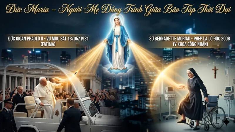Đức Maria Giữa Bão Táp Thời Đại: Bàn Tay Vô Hình Che Chở Đời Con