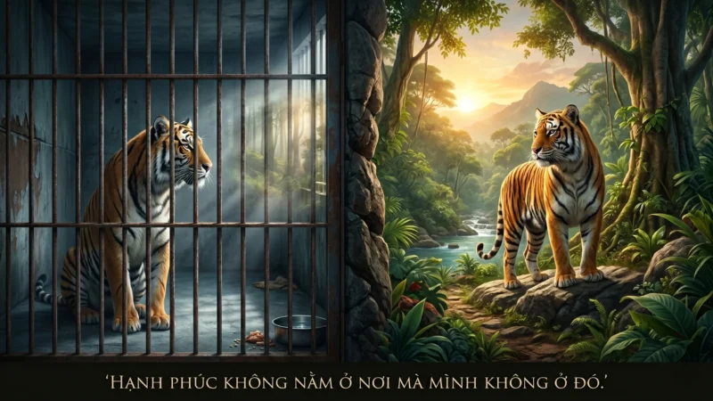 Bi kịch của sự ngưỡng mộ: Bài học chữa lành từ câu chuyện Hai Con Hổ