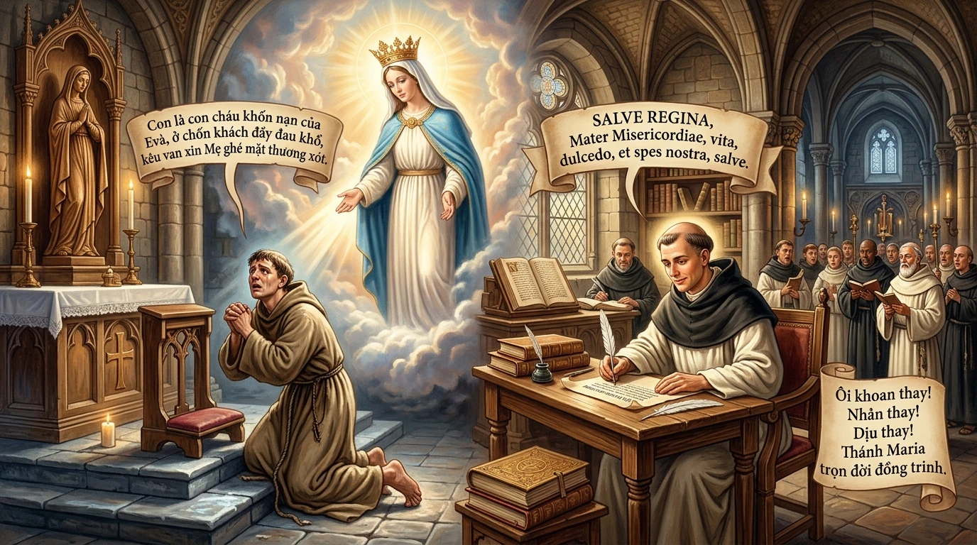 Nguồn Gốc và Ý Nghĩa Kinh “Lạy Nữ Vương” (Salve Regina)