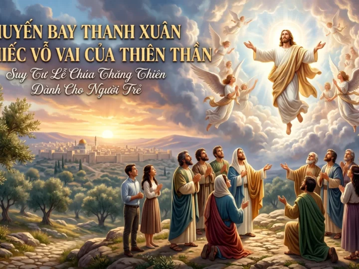 Suy tư Lễ Thăng Thiên cho người trẻ: Đừng Mải “Nhìn Trời”, Hãy Cúi Xuống Yêu Thương