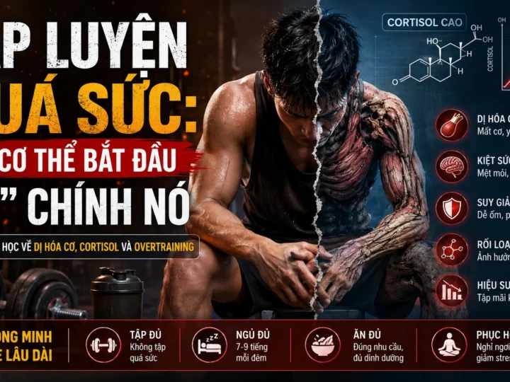 Khi Bạn Tập Luyện Quá Căng: Cơ Thể Không Chỉ Đốt Mỡ… Mà Có Thể Đang “Ăn” Chính Nó