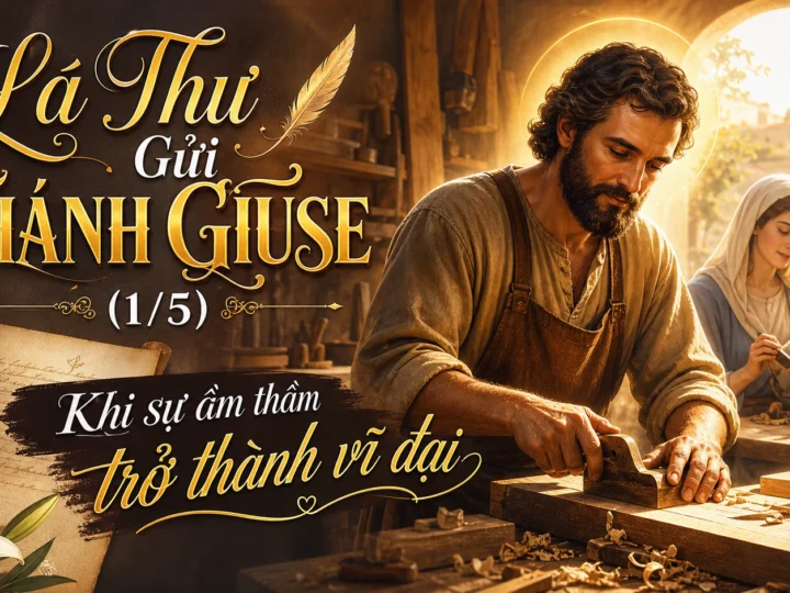 Lá Thư Gửi Thánh Giuse (1/5): Khi sự âm thầm trở thành vĩ đại