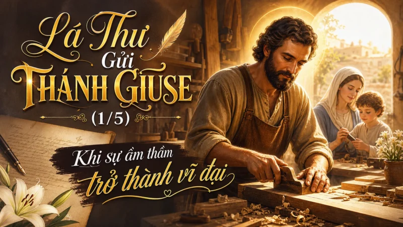Lá Thư Gửi Thánh Giuse (1/5): Khi sự âm thầm trở thành vĩ đại