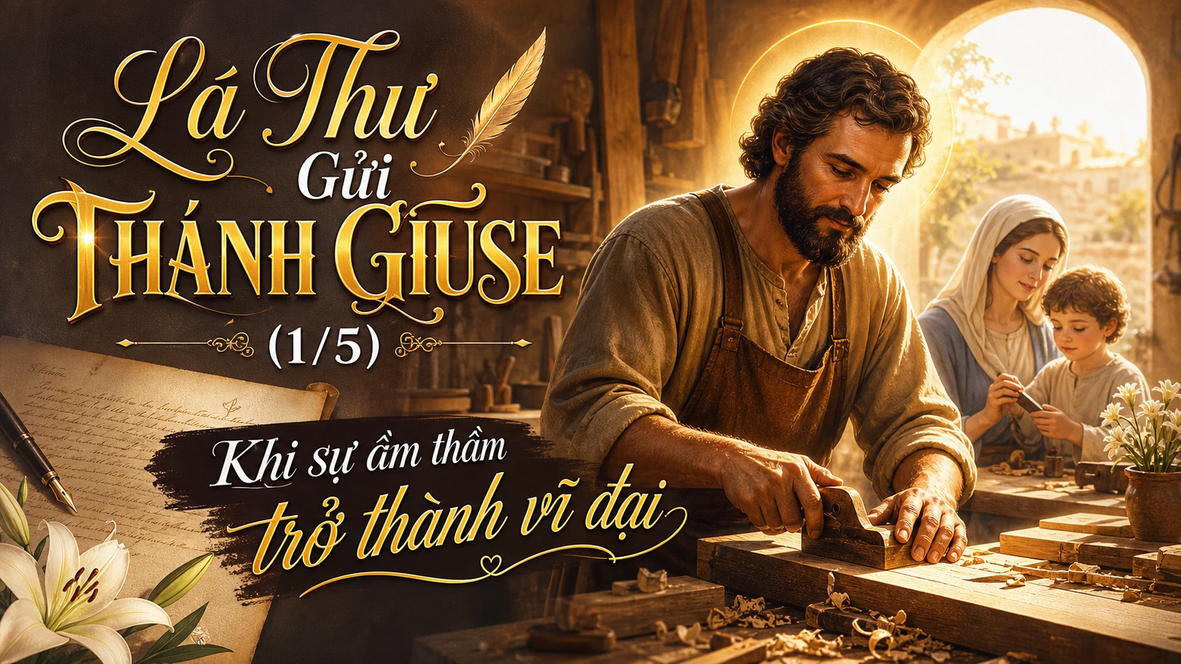 Lá Thư Gửi Thánh Giuse (1/5): Khi sự âm thầm trở thành vĩ đại