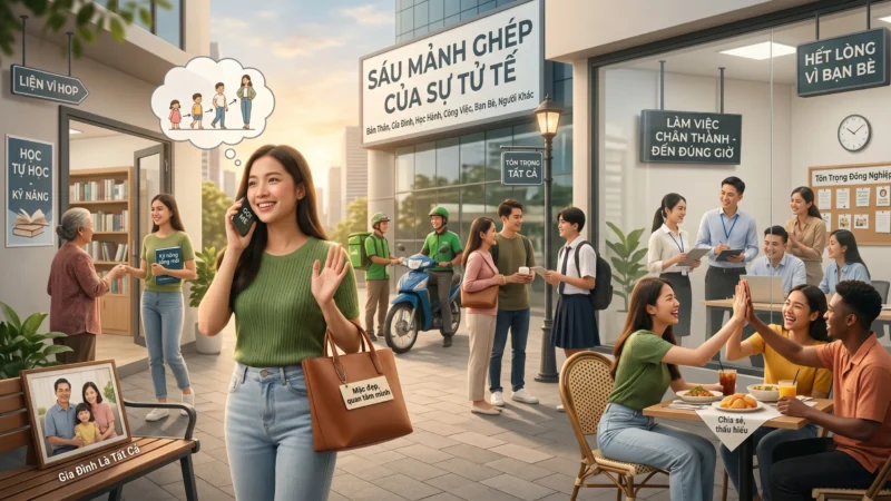 6 Mảnh Ghép Của Sự Tử Tế Để Sống Trọn Vẹn Một Đời