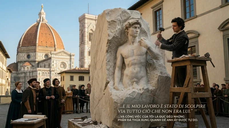 Bí Mật Sau Khối Đá Bị Ruồng Bỏ Và Tuyệt Tác David Của Michelangelo