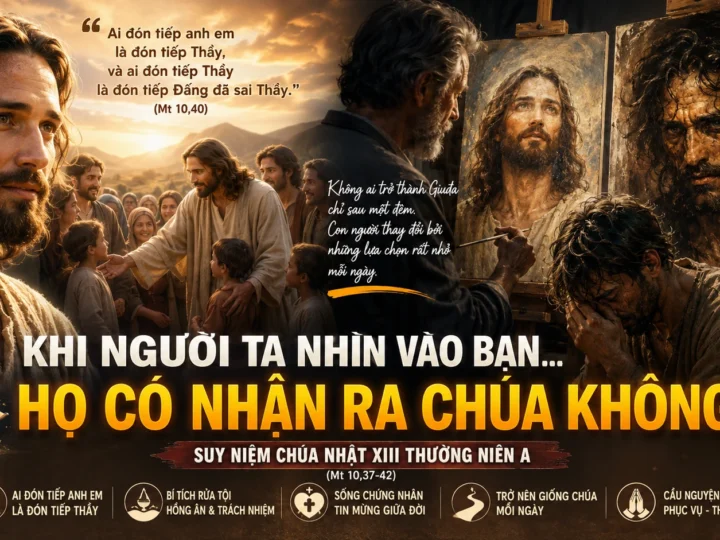 Khi Người Ta Nhìn Vào Bạn, Họ Có Nhận Ra Chúa Không? | Suy Tư Chúa Nhật XIII Thường Niên A (Mt 10,37-42)