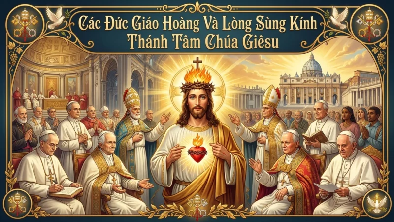 CÁC ĐỨC GIÁO HOÀNG VỚI LÒNG SÙNG KÍNH THÁNH TÂM CHÚA GIÊSU: DÒNG CHẢY TÌNH YÊU XUYÊN LỊCH SỬ