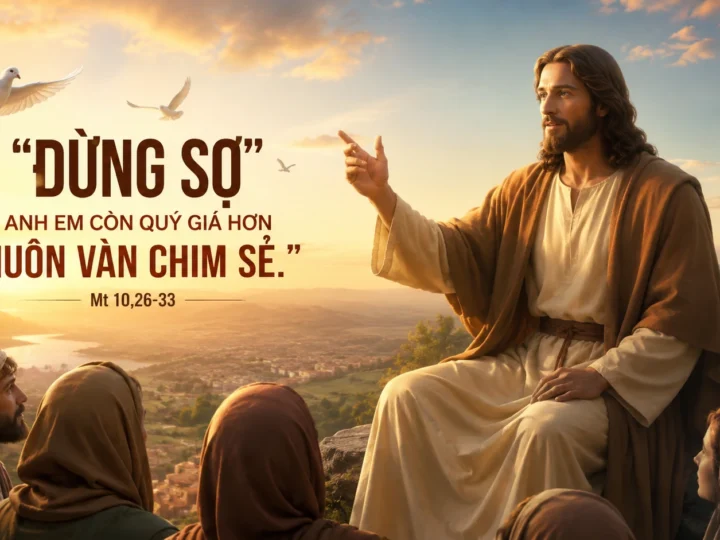 ĐỪNG SỢ! BỞI VÌ CON THUỘC VỀ THIÊN CHÚA