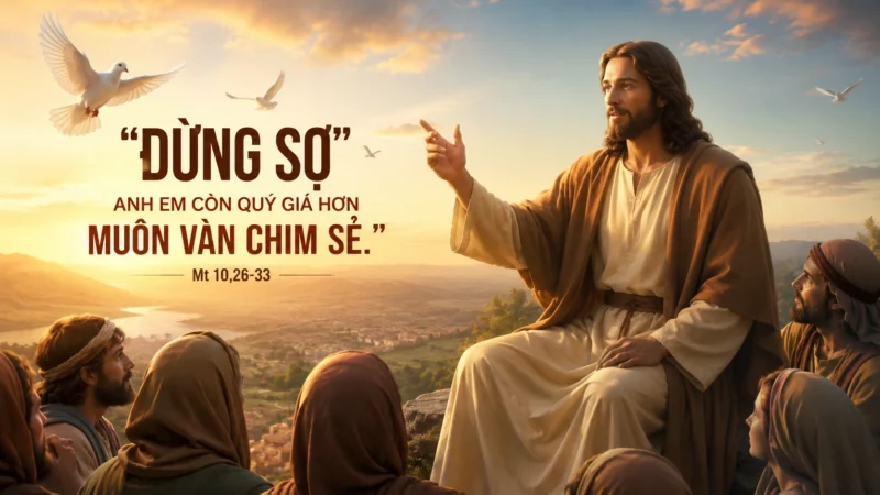 ĐỪNG SỢ! BỞI VÌ CON THUỘC VỀ THIÊN CHÚA