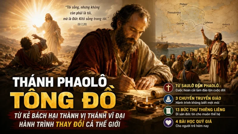Thánh Phaolô Tông Đồ: Từ Kẻ Bách Hại Thành Vị Thánh Vĩ Đại – Hành Trình Thay Đổi Cả Thế Giới