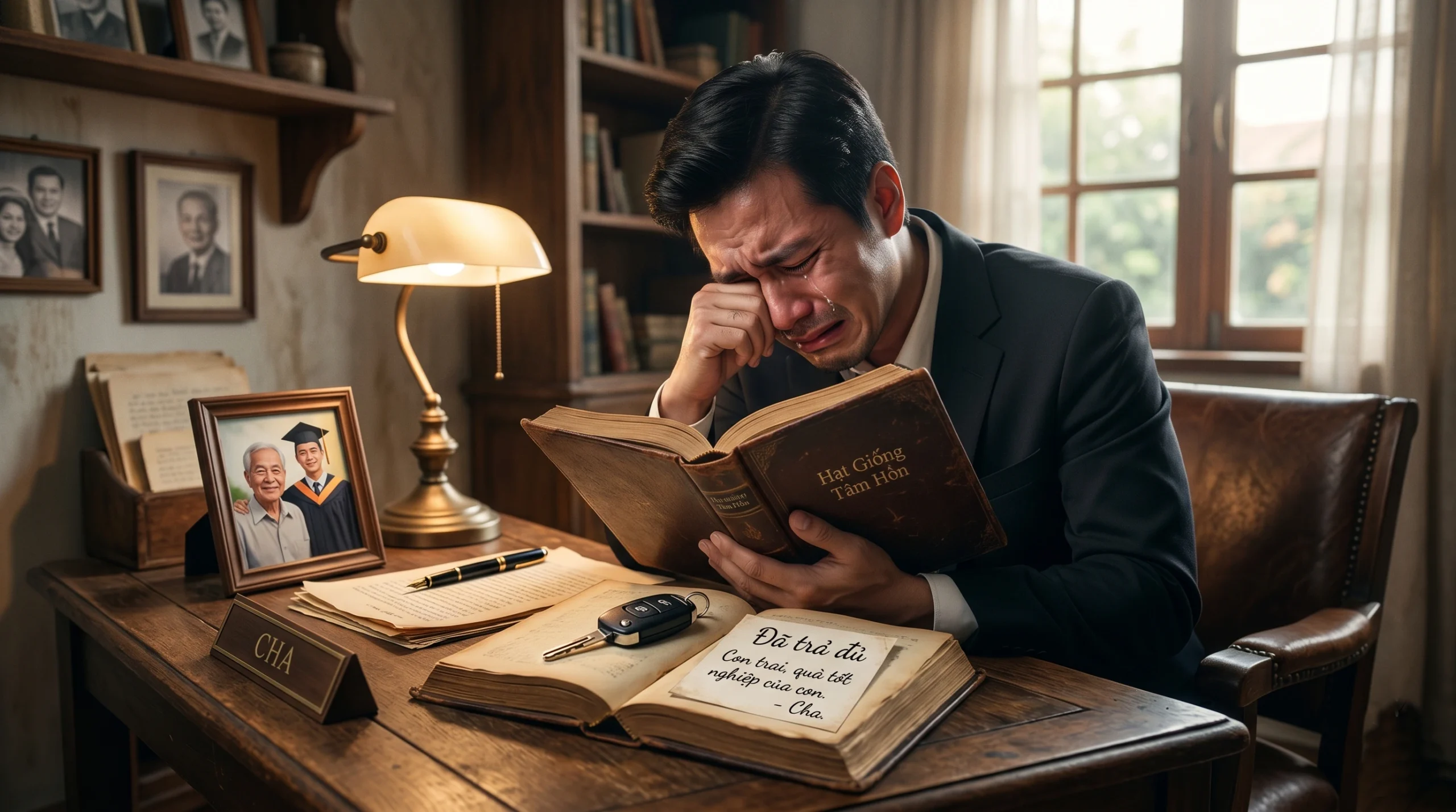 Món Quà Bị Bỏ Quên Và Dòng Chữ “Đã Trả Đủ” Của Cha