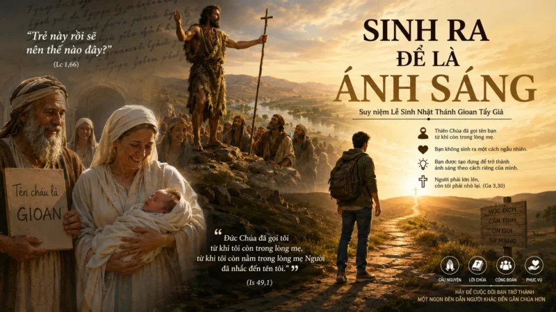 Sinh Ra Để Là Ánh Sáng: Bài Học Từ Thánh Gioan Tẩy Giả Cho Người Trẻ Hôm Nay