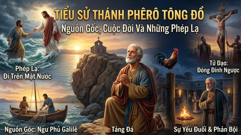 Tiểu Sử Thánh Phêrô Tông Đồ: Nguồn Gốc, Cuộc Đời Và Những Phép Lạ