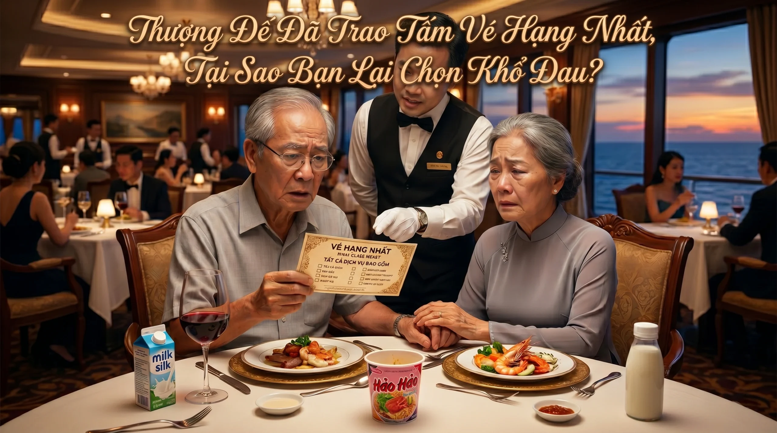 Thượng Đế Đã Trao Tấm Vé Hạng Nhất, Tại Sao Bạn Lại Chọn Khổ Đau?