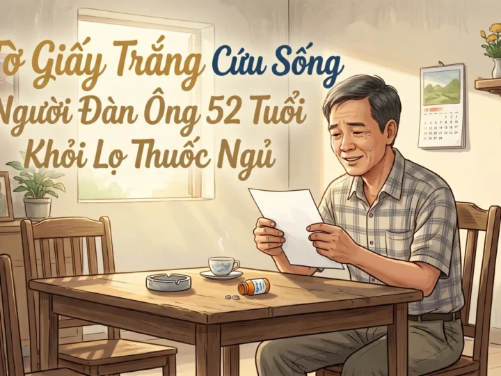 Tờ Giấy Trắng Cứu Sống Người Đàn Ông 52 Tuổi Khỏi Lọ Thuốc Ngủ