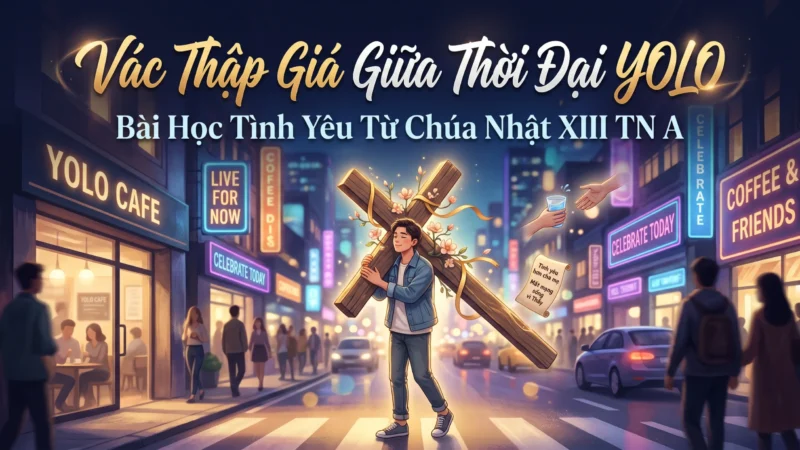 Vác Thập Giá Giữa Thời Đại YOLO – Bài Học Tình Yêu Từ Chúa Nhật XIII TN A