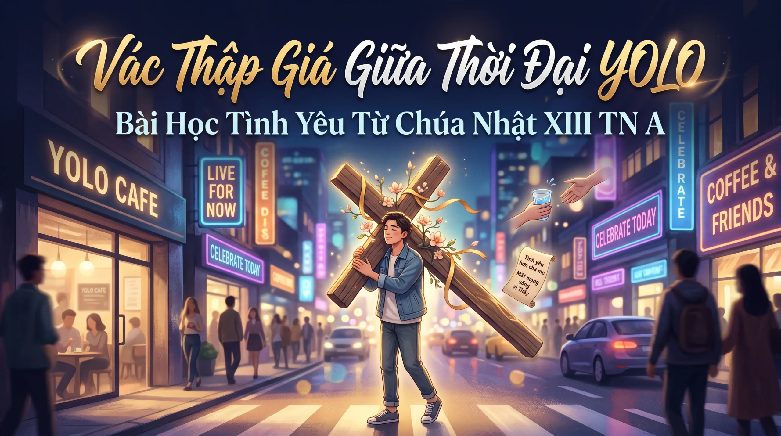 Vác Thập Giá Giữa Thời Đại YOLO – Bài Học Tình Yêu Từ Chúa Nhật XIII TN A