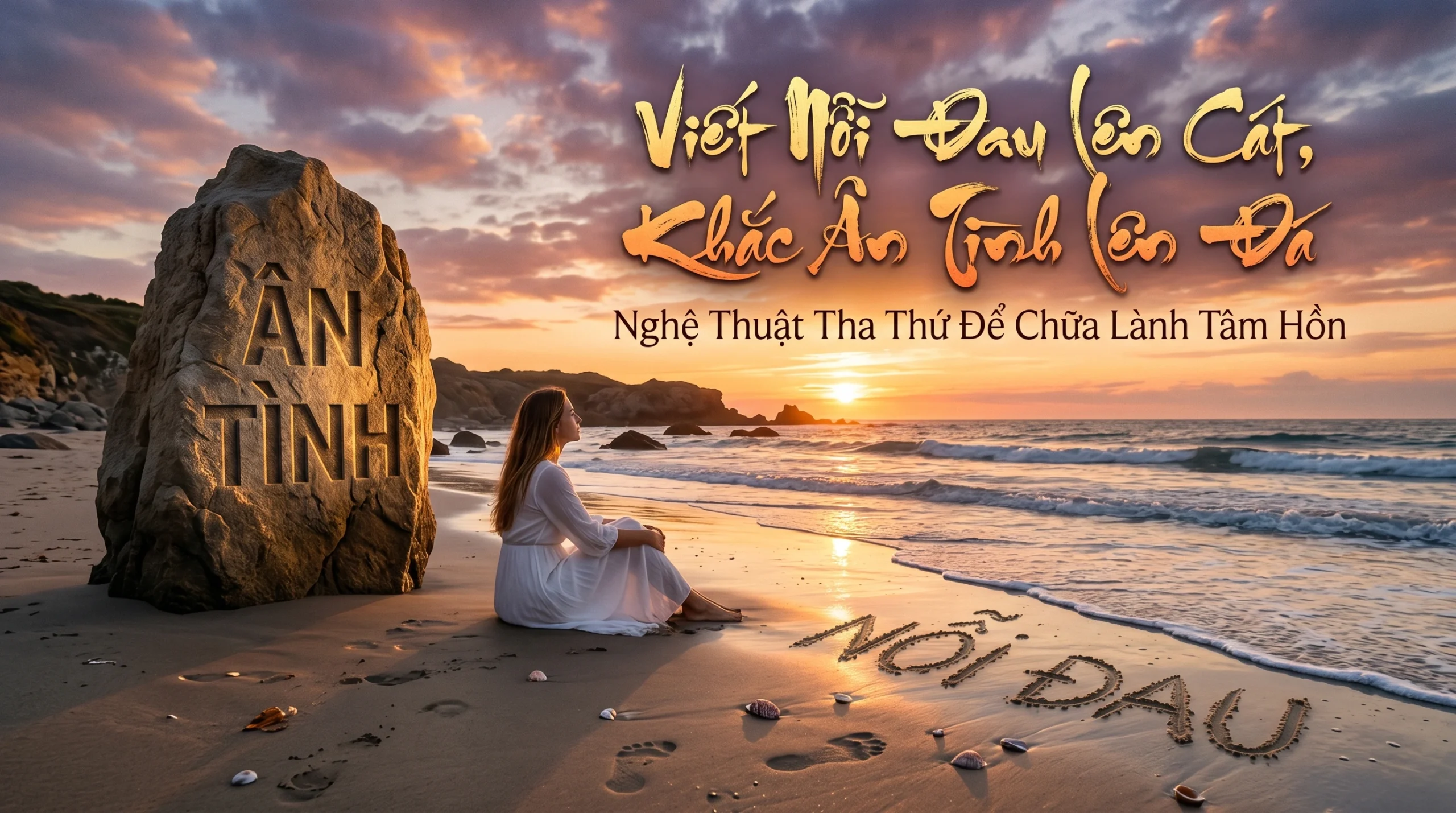 Viết Nỗi Đau Lên Cát, Khắc Ân Tình Lên Đá – Nghệ Thuật Buông Bỏ Để Chữa Lành