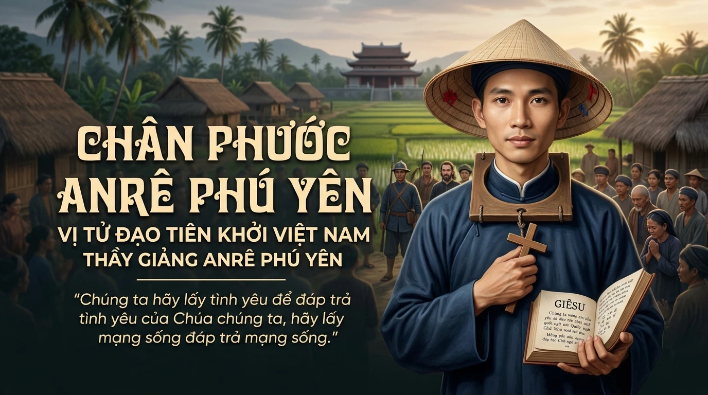 Ngọn Đèn Thiêng Đàng Trong: Chân Phước Anrê Phú Yên và Bản Hùng Ca “Lấy Tình Yêu Đáp Trả Tình Yêu”