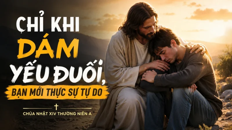 KHI MẠNH MẼ LÀ CHIẾC MẶT NẠ – CHỈ NGƯỜI DÁM YẾU ĐUỐI MỚI THỰC SỰ TỰ DO