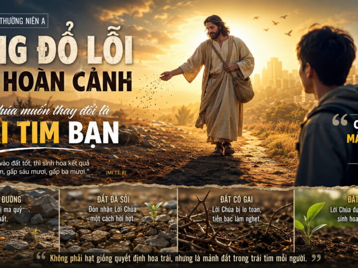 Đừng Đổ Lỗi Cho Hoàn Cảnh – Điều Chúa Muốn Thay Đổi Là Trái Tim Bạn | Suy Tư Chúa Nhật XV Thường Niên A