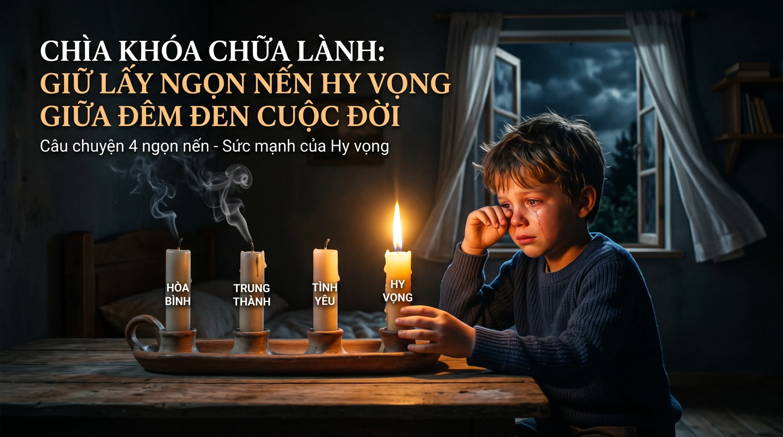 Chìa Khóa Chữa Lành: Giữ Lấy Ngọn Nến Hy Vọng Giữa Đêm Đen Cuộc Đời