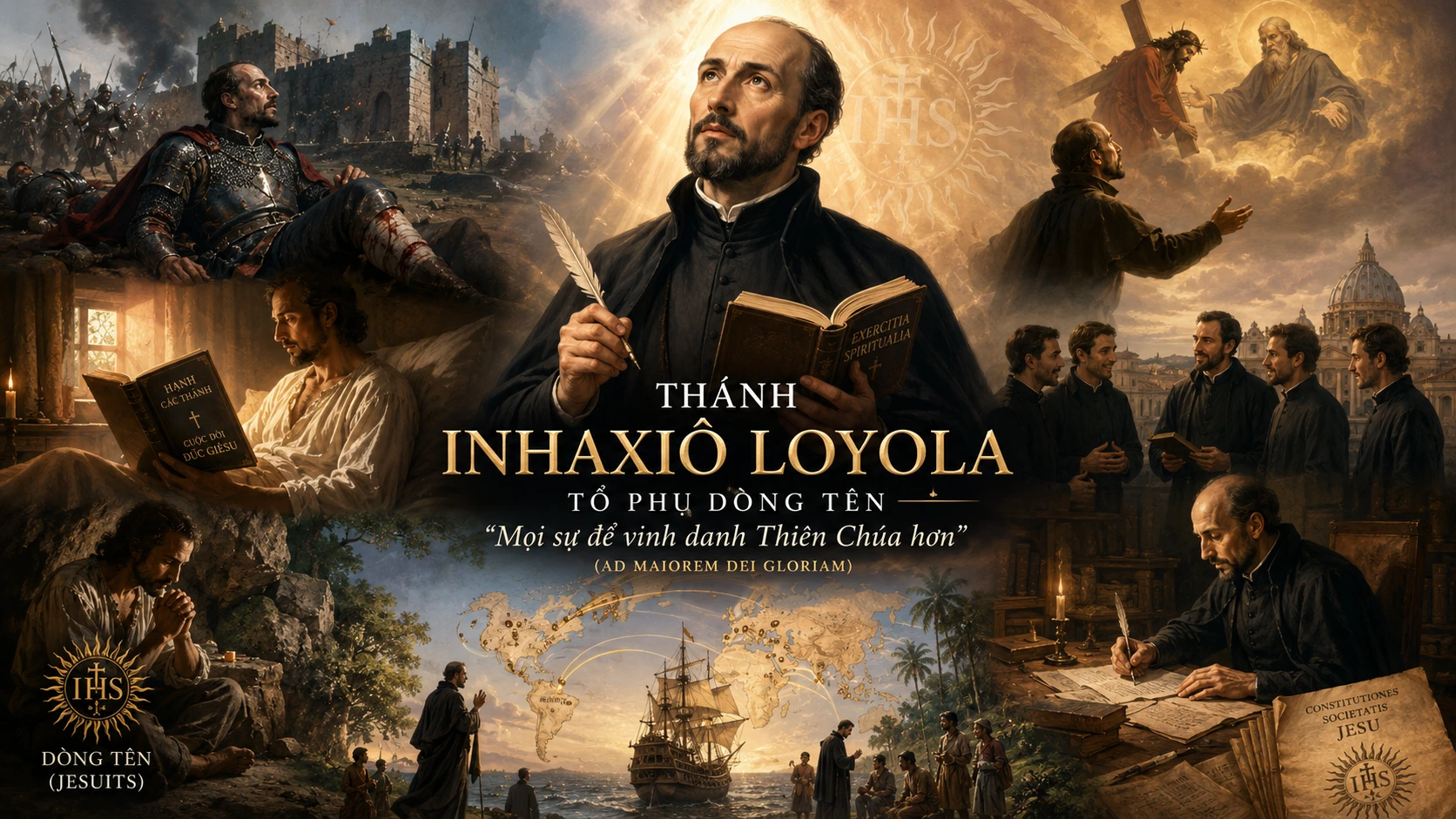 Thánh Inhaxiô Loyola: Từ Chàng Hiệp Sĩ Đầy Tham Vọng Đến Vị Thánh Vĩ Đại