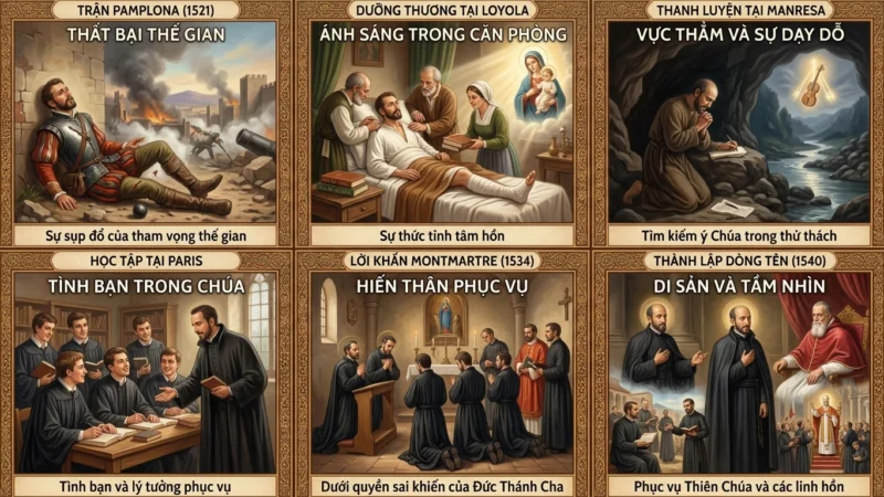 Thánh Inhaxio Loyola Là Ai? Hành Trình Từ Chàng Hiệp Sĩ Đến Tổ Phụ Dòng Tên