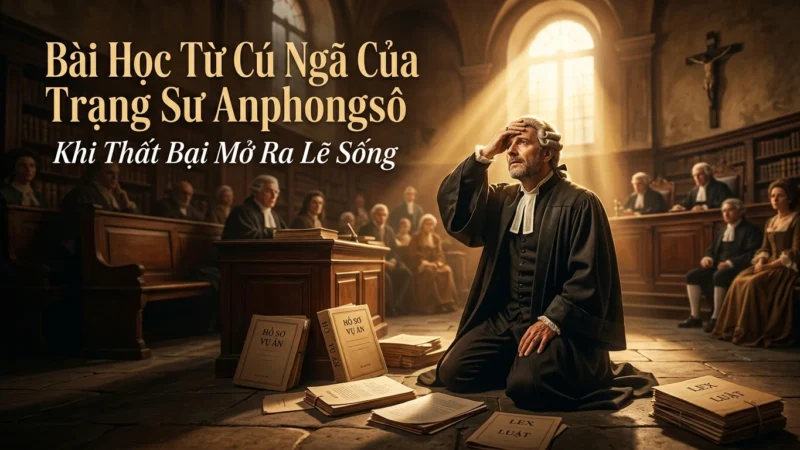 Bài Học Từ Cú Ngã Của Trạng Sư Anphongsô: Khi Thất Bại Mở Ra Lẽ Sống