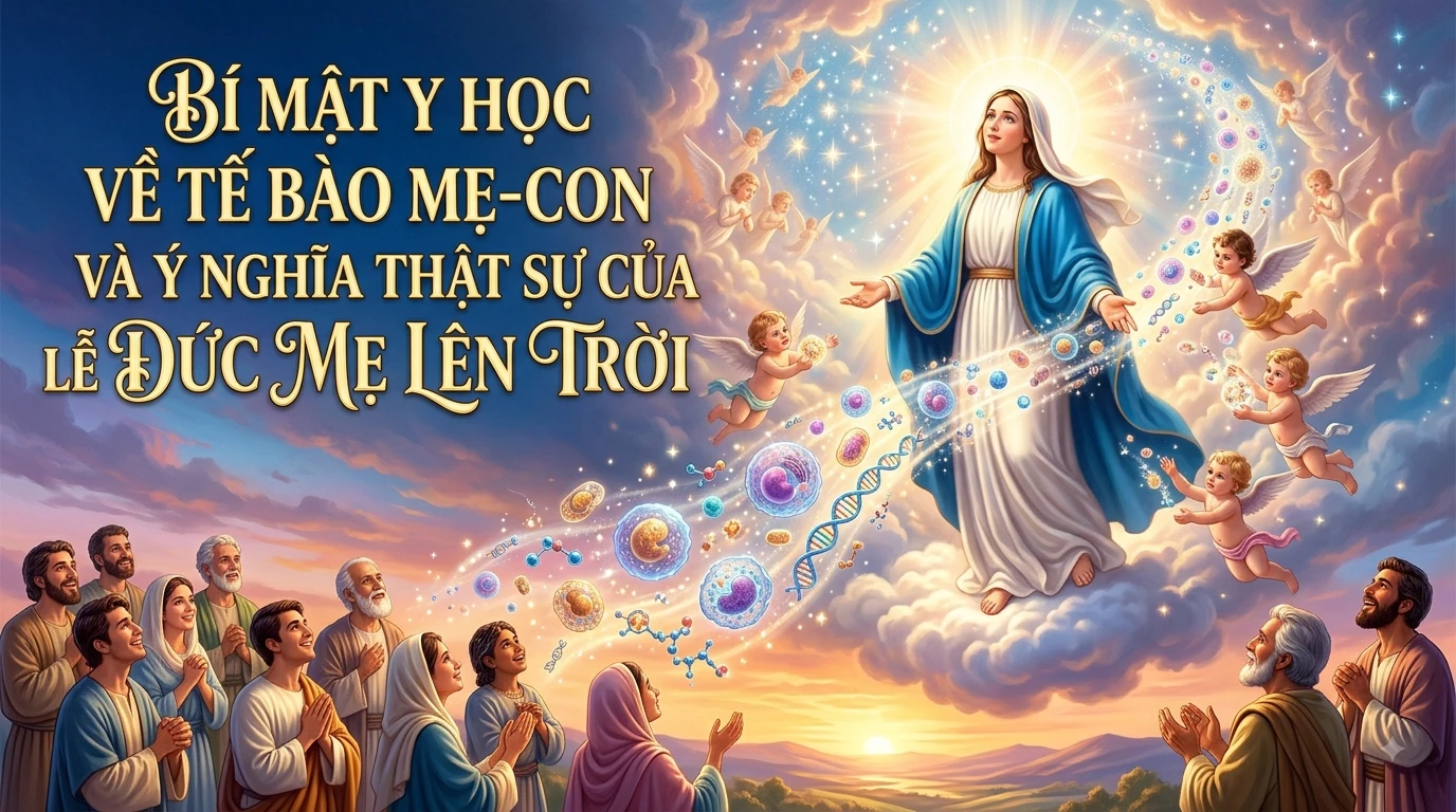 Bí Mật Y Học Về Tế Bào Mẹ-Con Và Ý Nghĩa Thật Sự Của Lễ Đức Mẹ Lên Trời