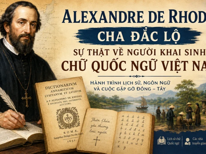 Alexandre de Rhodes – Cha Đắc Lộ: Sự Thật Về Người Khai Sinh Chữ Quốc Ngữ Việt Nam