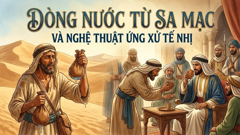 DÒNG NƯỚC TỪ SA MẠC VÀ NGHỆ THUẬT ỨNG XỬ TẾ NHỊ