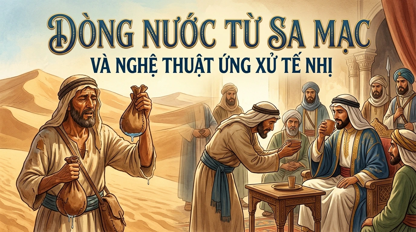 DÒNG NƯỚC TỪ SA MẠC VÀ NGHỆ THUẬT ỨNG XỬ TẾ NHỊ