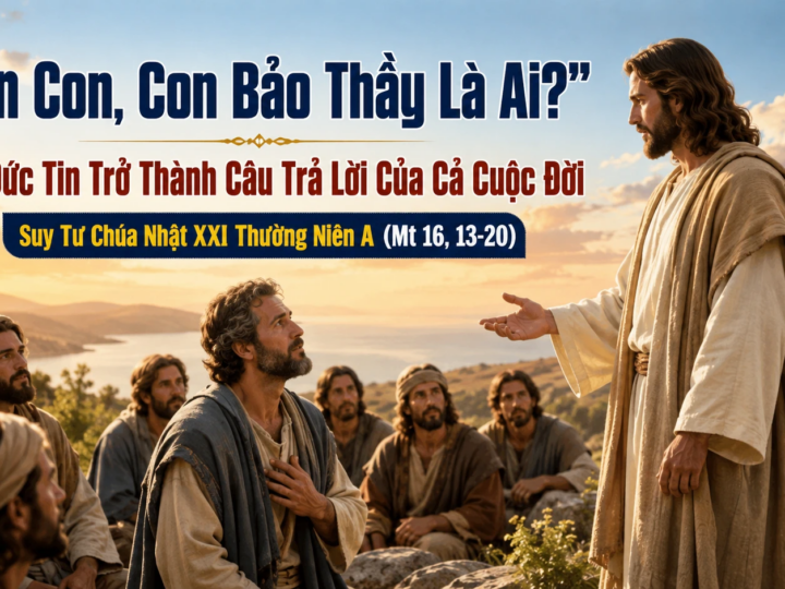 Chúa Giêsu Là Ai Đối Với Tôi? Suy Tư Chúa Nhật XXI Thường Niên A
