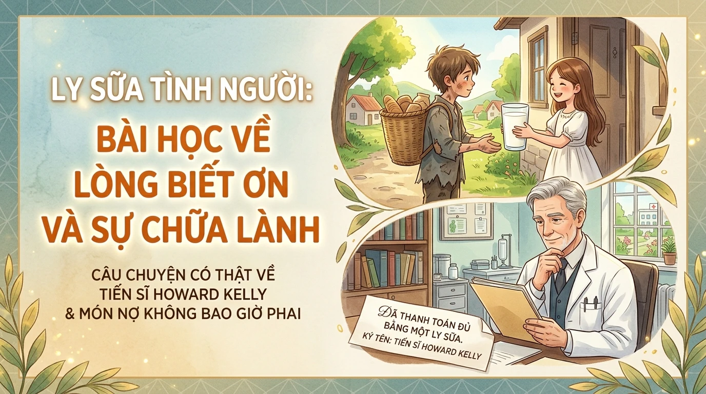 Ly Sữa Tình Người Và Món Nợ Được Thanh Toán Bằng Lòng Trân Trọng | Chìa Khóa Chữa Lành