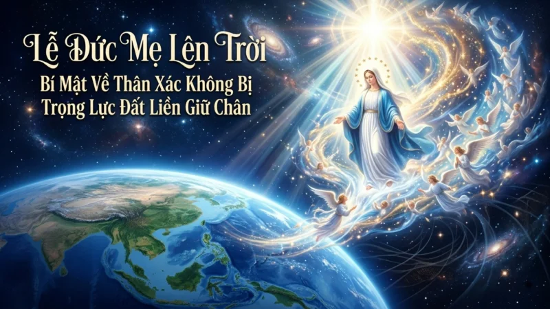Lễ Đức Mẹ Lên Trời: Bí Mật Về Thân Xác Không Bị Trọng Lực Đất Liền Giữ Chân