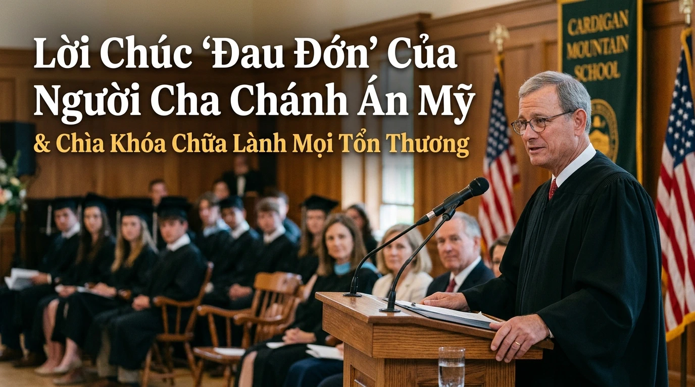 Lời Chúc “Đau Đớn” Của Người Cha Chánh Án Mỹ & Chìa Khóa Chữa Lành Mọi Tổn Thương