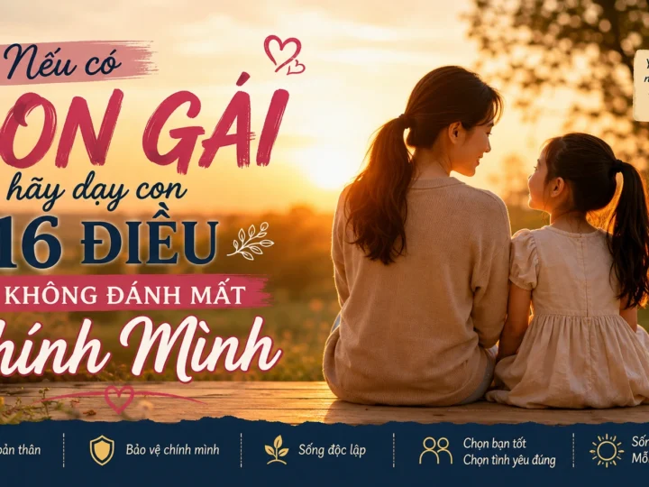 Nếu Có Con Gái, Hãy Dạy Con 16 Điều Để Không Đánh Mất Chính Mình