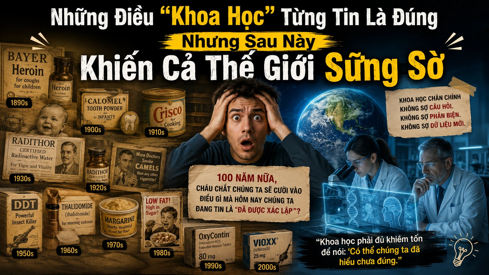 Khoa Học Có Thể Sai Không? Những Sai Lầm Kinh Hoàng Trong Lịch Sử Y Học