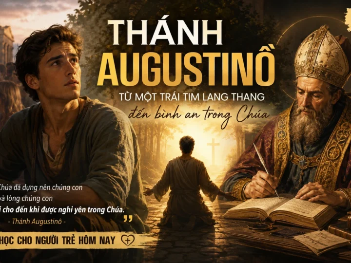 Thánh Augustinô – Từ Lạc Lối Đến Thánh Thiện: Người Trẻ Hôm Nay Học Gì Nơi Ngài?