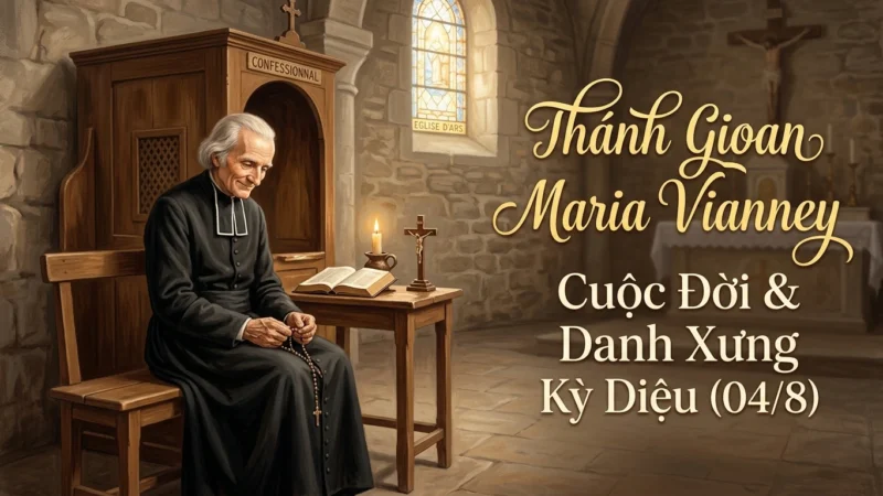 Thánh Gioan Maria Vianney: Cuộc Đời & Danh Xưng Kỳ Diệu (04/8)