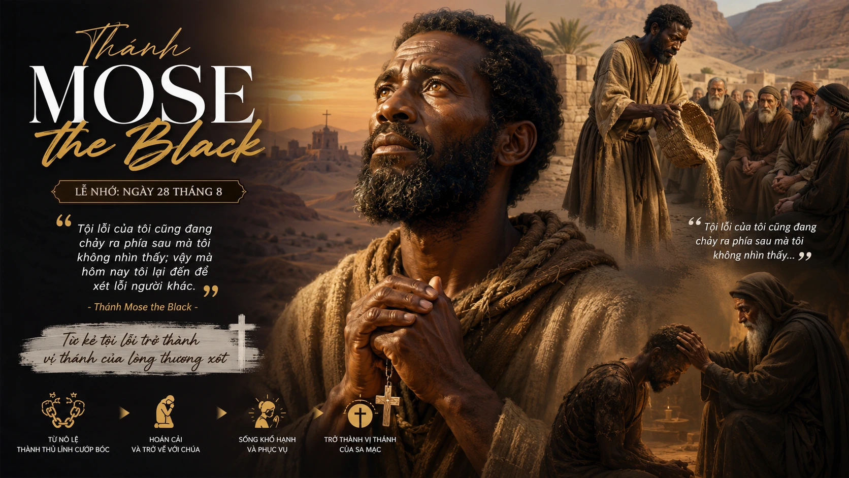 Thánh Mose the Black: Từ Kẻ Cướp Trở Thành Vị Thánh Của Lòng Thương Xót