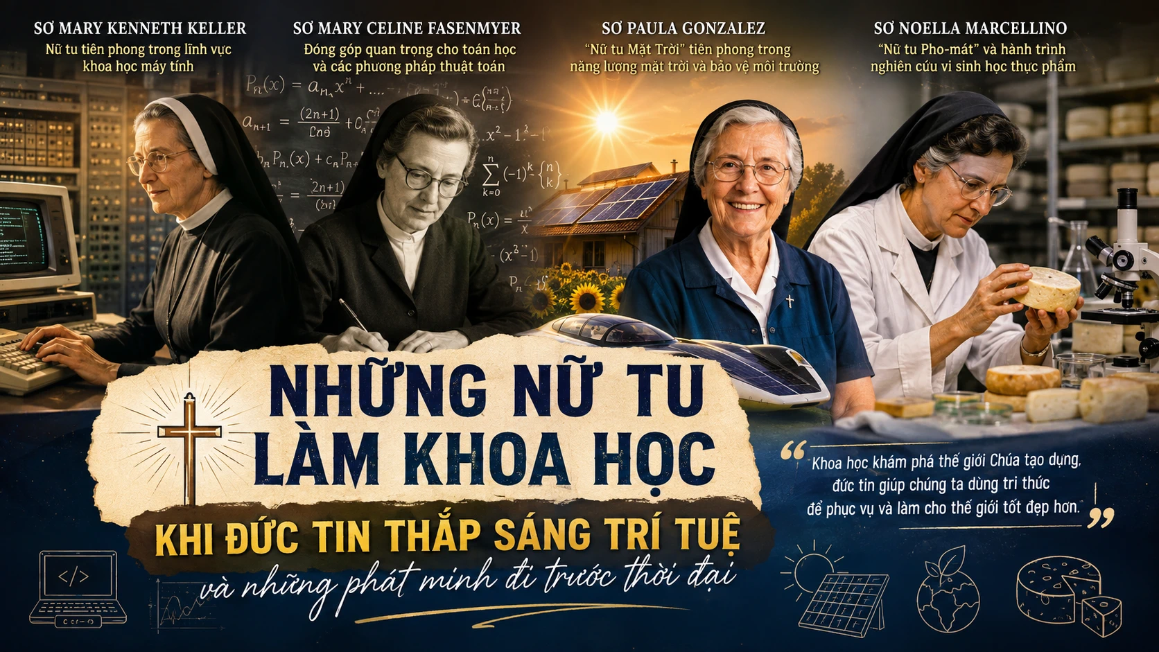 Những Nữ Tu Làm Khoa Học: Khi Đức Tin Thắp Sáng Trí Tuệ Và Thay Đổi Thế Giới