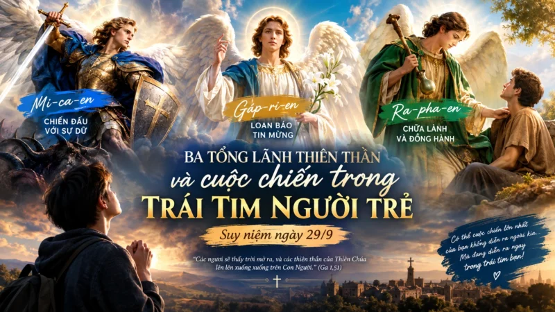 Lễ các Tổng lãnh thiên thần 29/9: Mi-ca-en, Gáp-ri-en và Ra-pha-en