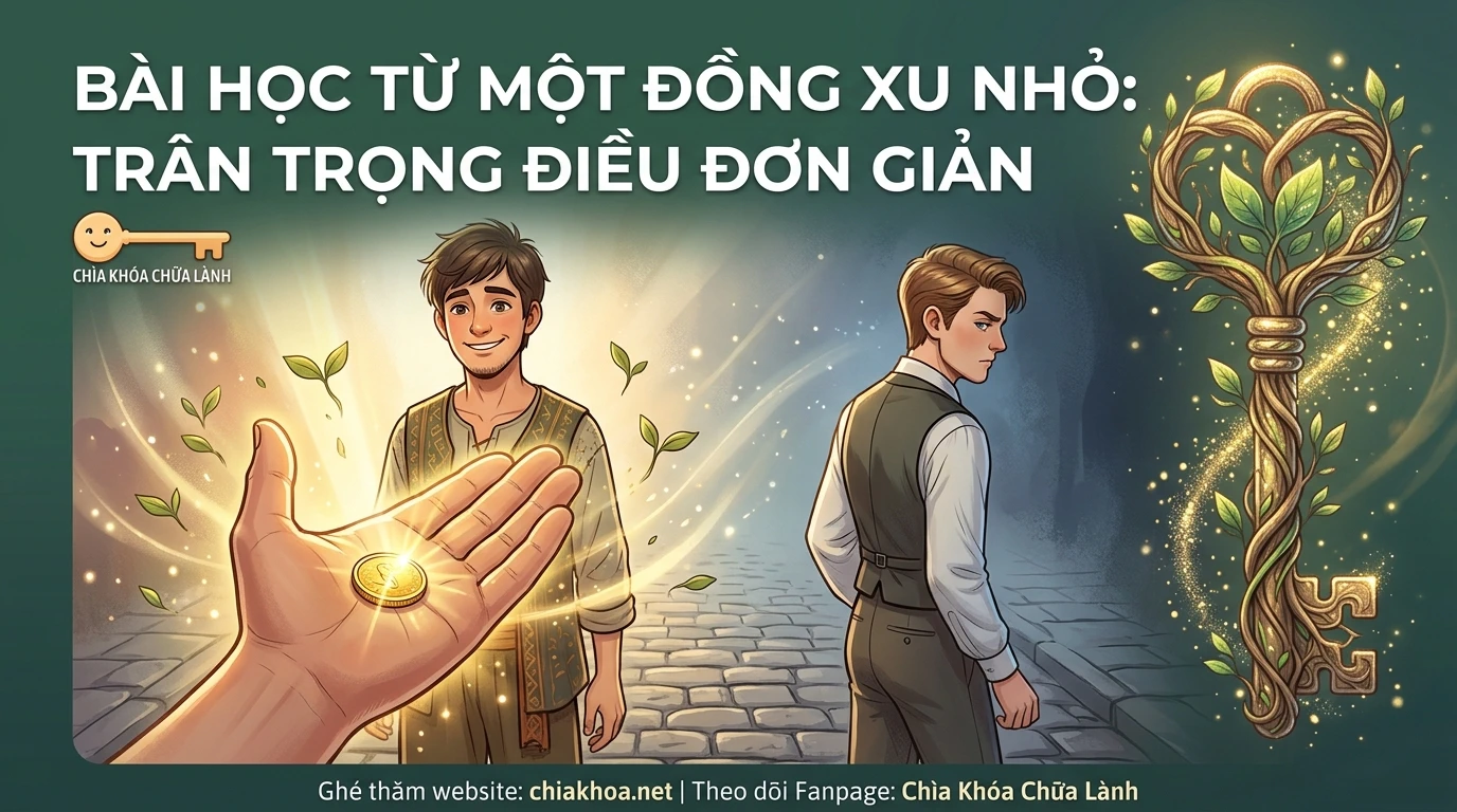 🌟 Trân Trọng Điều Bé Nhỏ: Bài Học Về Một Đồng Xu Rơi | Chìa Khóa Chữa Lành