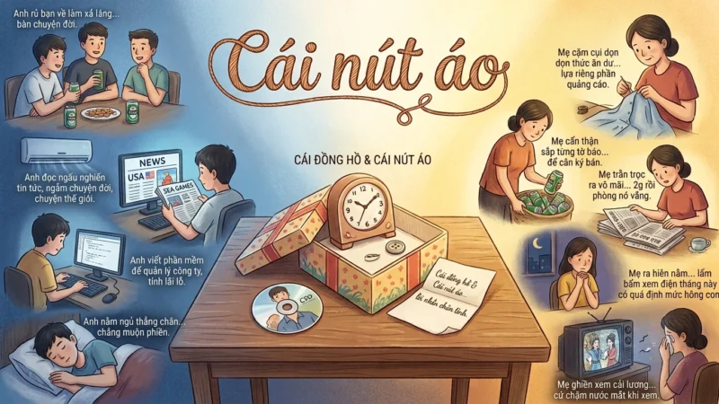Chiếc Nút Áo – Bài Học Thức Tỉnh Về Tình Mẫu Tử Và Sự Vô Tâm | Chìa Khóa Chữa Lành