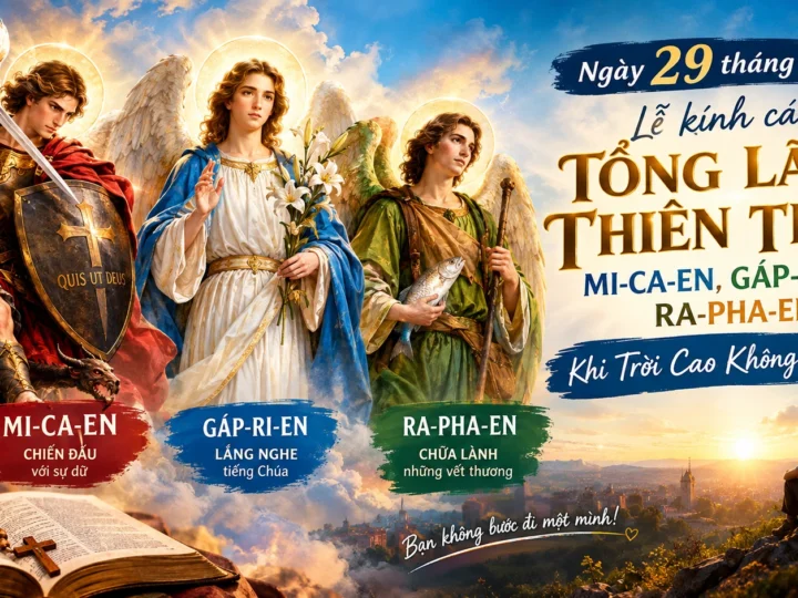 Các Tổng Lãnh Thiên Thần 29/9: Mi-ca-en Chiến Đấu, Gáp-ri-en Lên Tiếng, Ra-pha-en Chữa Lành
