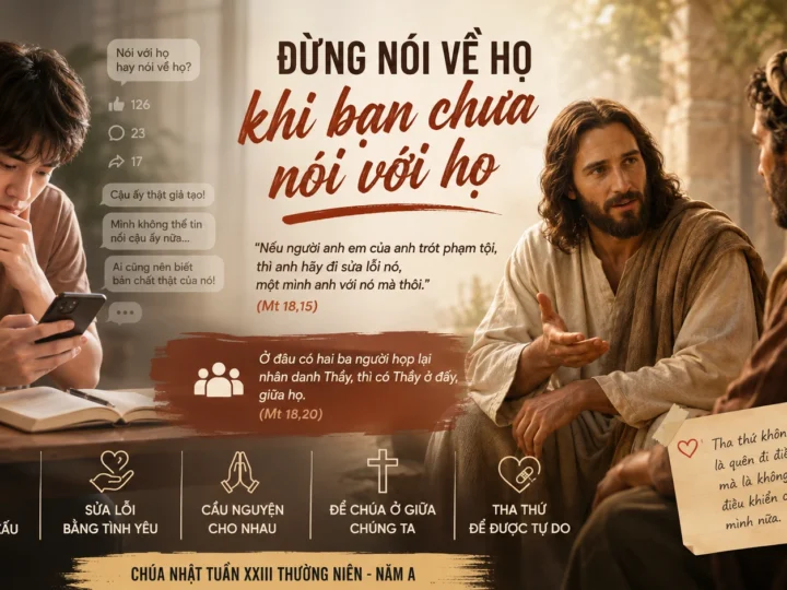 Đừng Nói Về Họ Khi Bạn Chưa Nói Với Họ – Mt 18,15-20 | Chúa Nhật XXIII Thường Niên A